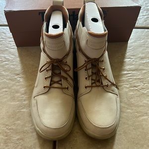 Timberland Legends Club Sneaker Boots white leather 11.5 mens